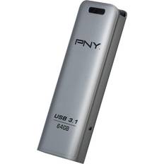 64 Go Clés USB PNY USB 3.1 Elite Steel 64GB