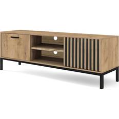 Halmar LAMINO craft oak / Black TV-bord 180x48cm