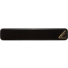 Silver Hair Clips Prada Black Triangle-logo Plexiglas Hair Clip 1