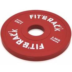 Weight Plates Additional competition weight Fit & Rack 2,5kg Rouge