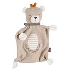 Naturfarvet Sutteklude Fehn natur slogan schmusetuch teddy baby braun 28 cm neu