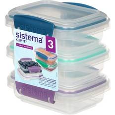 Sistema 200 Sistema Klip IT Rectangular Madkasse 3stk 0.2L
