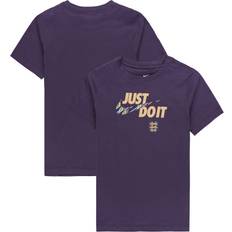 Niño Camisetas England Nike Just Do It T-Shirt Dark Raisin Kids