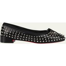 Christian Louboutin Women Low Shoes Christian Louboutin Sweetie Jane Spikes Leather Pumps Eur - Black