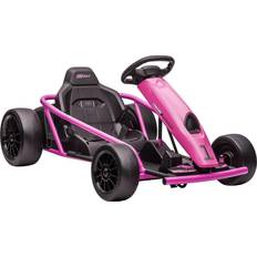 Brake Electric Vehicles Homcom Electric Go Kart with Slow Start Music 24V