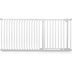 Child Safety Safetots Safetots Elite Pressure Safety Gate, 171Cm 180Cm, Matt White, Pressure Fit Stair Gate One Size