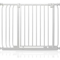 Child Safety Safetots Safetots Elite Pressure Safety Gate, 89Cm 98Cm, Matt White, Pressure Fit Stair Gate One Size