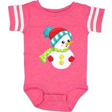 Bodysuits Inktastic Sold by: Snowman With Hat Scarf Gloves Carrot Nose Boys or Girls Baby Bodysuit