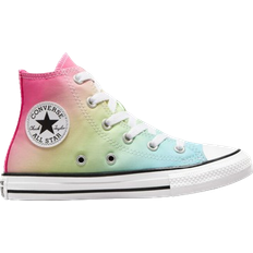 Converse Sneakers Converse Little Kid's Chuck Taylor All Star Bright Ombre Hi Top - Triple Cyan/Chaos Fuchsia