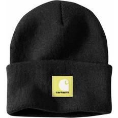 Acrylic Accessories Carhartt Men's Knit Rubber Patch Beanie