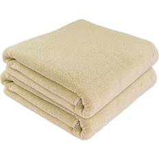 SUSSEXHOME Ultra-Absorbent Bath Towel Beige (203.2x101.6cm)