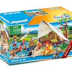 Family camping 4 Playmobil Family Fun Camping Trip 70743