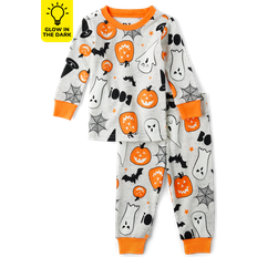 Nightwear The Children's Place Unisex Baby And Toddler Matching Family Glow Halloween Snug Fit Cotton Pajamas 18-24 H/t Lunar