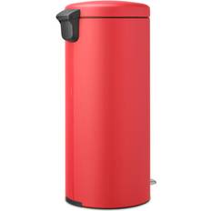 Red trash can Brabantia NewIcon Step On Trash Can