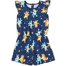 Bodysuits Bluey Bingo Infant Baby Girls French Terry Romper 18-24 Months