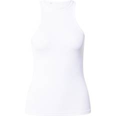 Nylon Singleter Oval Square Osparty Tank top Kvinde Tanktoppe Tight Fit Nylon hos Magasin White