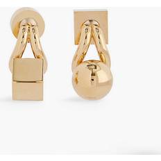 Jacquemus Womens Gold Les Puces Nodo Gold-toned Brass Earrings GOLD