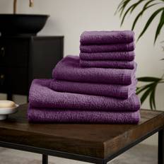 Catherine Lansfield Quick Dry Bath Towel Purple (127x70cm)