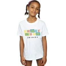 Friends They Don´t Know Script Cotton T-Shirt White 5-6 Years