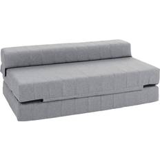 Homcom Bäddsoffa Hopfällbar Gästsäng Dubbel 138 x 80 x 50 cm Grå Soffa
