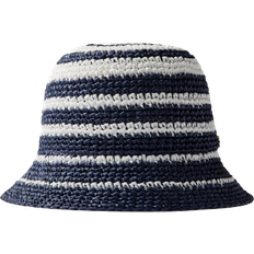 Viscose - Women Hats Valentino Garavani V Logo The Bold Edition Bucket Hat - Navy/Ivory