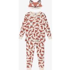 Brown Pyjamases Children's Clothing Petit Bateau Boys Ivory Cotton Fox Pyjamas