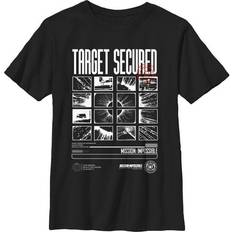 Children's Clothing Fifth Sun Sold by: Top Tees Apparel, Boy Mission: Impossible Dead Reckoning Target Secured Black and White TV Graphic Tee Black