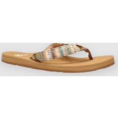 Multicolour Sandals Roxy Porto Raffia Ii Sandals olive multi/olive