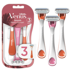 Razors Gillette Venus Miami Sunset Smooth Sensitive 3-pack