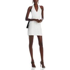 Aqua Short Dresses Aqua Halter Mini Dress 100% Exclusive White