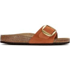 Birkenstock Brown Clogs Birkenstock Women's Nubuck Leather Mules Madrid - Marron