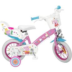 Peppa Pig Bicicletas de Equilibrio Toimsa Peppa Pig Bicycle with Stabilisers Basket Doll Seat