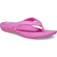 Crocs Pink Flip-Flops Crocs Kadee II Flip - Electric Pink