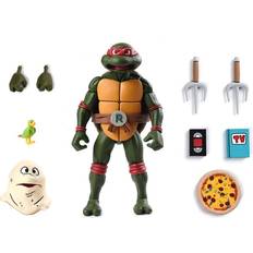 NECA Legetøj NECA Teenage Mutant Ninja Turtles Cartoon Action Figure Ultimate Raphael VHS 18 cm