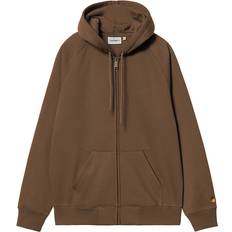 Carhartt WIP Chase Hooded Jacket Chocolate/Gold