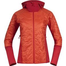 Bergans Jackor Bergans Cecilie Light Insulated Hybrid Jacket W Energy Red/Red Leaf Storlek XS