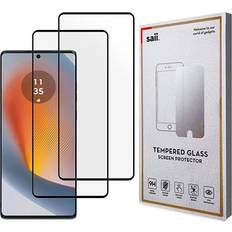 Saii Motorola Edge 50 Fusion 3D Premium Härdat Glas Skärmskydd 9H 2 St