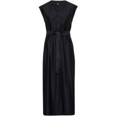 Max Mara Donna Vestiti Max Mara Leisure Robe Droite Col Rond Satinée - Taille