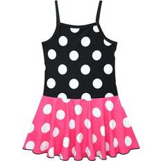 White Swimwear Kawell Sold by: Girls Polka Dots Printed Swimsuit One Piece Swimsuit for Girls Bathing Suit Beach Princess Swim Dress Quick Dry Swimwear 3-10 Years