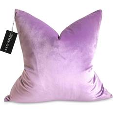 Purple Complete Decoration Pillows Velvet Decorative Pillow Cover 24 x 24 Cojín de Decoración Completo Morado (61x61cm)