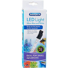 Interpet kids glow white blue light aquarium,blue,white,1