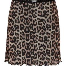 Recycled Fabric Skirts Noisy May Mini Skirt - Brown