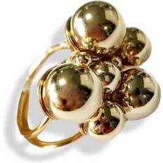 Röda Ringar Ioaku Ring Berry Maxi Guld