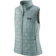 Turquoise - Women Vests Patagonia Nano Puff Insulated Vest - Thermal Blue