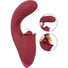 3 Function Vibrator Thrusting Red