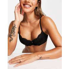 Natural - Women Underwear Ann Summers Sexy Lace Planet Padded Plunge Bra Black