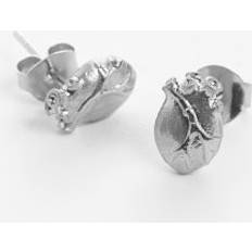 Bjørg Björg Jewellery Örhängen Anatomiskt Hjärta Stud Silver