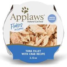 Applaws Limited Ingredient Pots,Tuna & Crab in Gravy Cat 2.12 oz., Case Of 10, 10 X 2.12 OZ