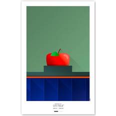 Interior Details S. Preston Art & Designs York Mets 11x17 Minimalist Stadium Print Poster