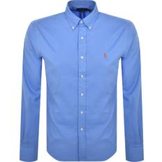 Orange Shirts Polo Ralph Lauren Featherweight Twill Shirt Blue